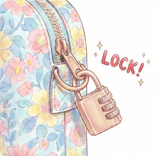 水筒カバーにカギ